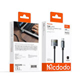 CA-2070 140W USB-C - Magsafe 3 manyetik bağlantı kablosu 2m - Siyah