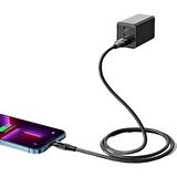 Mcdodo CA-2080 İphone 100W Hızlı Data ve Şarj Kablo Siyah-1.2Mt