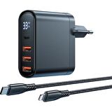 Mcdodo CH-2251 USB 33 Watt Hızlı Şarj Aleti Siyah