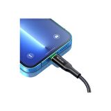 Mcdodo CA-2400 TypeC İphone 36W Power Off Data Şarj Kablo1.2m-Siyah