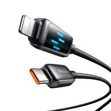 MCDODO CA-2630 36W USB-C TO LIGHTNİNG ŞARJ HIZ GÖSTERGELİ ŞARJ VE DATA KABLOSU- 1.2 M SİYAH