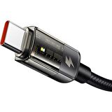 Mcdodo CA-3150 Type-C 100W Power Off Süper Hızlı Data/şarj Kablo 1.2m-Siyah