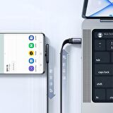 Mcdodo CA-3360 Type-C to Type-C Açılı Hızlı Şarj & Data Kablosu 1.2m - Siyah