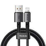Mcdodo CA-3580 36W 3A İphone Hızlı Şarj Data Aktarım Kablo 1.2m-Siyah
