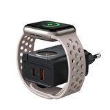 Mcdodo CH-3700 30W 2in1 Kablosuz Apple Watch ve Şarj Adaptörü