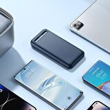 Mcdodo MC-3881 22.5W Star 10000mAh Dijital Ekranlı Powerbank - Siyah