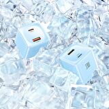 Mcdodo CH-4152 33W GaN TypeC USB Girişli Hızlı Şarj Aleti - Mavi
