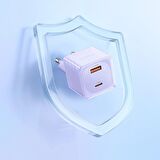 Mcdodo CH-4153 33W GaN TypeC USB Girişli Hızlı Şarj Aleti - Mor