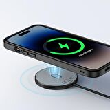 Mcdodo CH-4360 15W Magsafe Manyetik Kablosuz Şarj Cihazı-Siyah