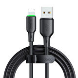 MCDODO CA-4741 12W USB A TO LIGHTNING ŞARJ VE DATA KABLOSU -1.2 M SİYAH 