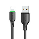 MCDODO CA-4741 12W USB A TO LIGHTNING ŞARJ VE DATA KABLOSU -1.2 M SİYAH 