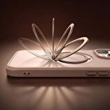 iPhone 16 Pro Max Halka standlı Magsafe Titanyum Kapak