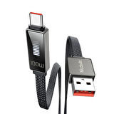 Mcdodo CA-4980 Typec Usb 100W 6A Led Ritim Şarj ve Data Kablo 1.2Mt