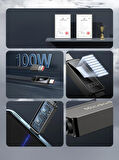 Mcdodo CA-4980 Typec Usb 100W 6A Led Ritim Şarj ve Data Kablo 1.2Mt
