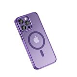 Mcdodo PC-5354 iPhone 15 Uyumlu Magsafe Kılıf -Mor