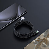 MCDODO CA-5650 1.2m USB-A TO USB-C 6A SİYAH SARILABİLİR MANYETİK KABLO
