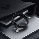 MCDODO CA-5650 1.2m USB-A TO USB-C 6A SİYAH SARILABİLİR MANYETİK KABLO
