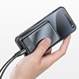 Mcdodo MC-5931 30W 10000mAh Dijital Göstergelir Powerbank - Siyah