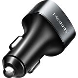 Mcdodo 3usb Girişli 5V 5.2A Araç Çakmak Şarj Cihazı-Gri CC-6300