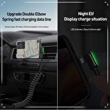 Mcdodo CA-7300 iphone QC4.0 Işıklı Hızlı Şarj Data Kablosu 1,8mt