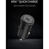 Mcdodo 20W PD Type C Hızlı Araç Çakmak Şarj Başlığı CC-7490