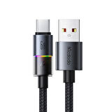 MCDODO CA-8180 USB-A TO TYPE-C 7 Renkli Işıklı 1.2M KABLO