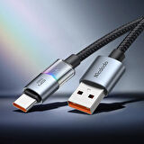 MCDODO CA-8180 USB-A TO TYPE-C 7 Renkli Işıklı 1.2M KABLO