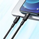 Mcdodo 2in1 100W TypeC- İphone Data-Şarj Kablo 1.2M-Siyah CA-8780