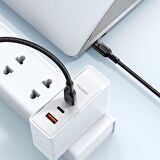 Mcdodo 2in1 100W TypeC- İphone Data-Şarj Kablo 1.2M-Siyah CA-8780