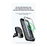 Mcdodo 15W iphone Magsafe Araç Kablosuz Şarj ve Tutucu CH-7071