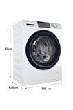 HAIER HW100-BP14929A-S 10 Kg 1400 Devir Çamaşır Makinesi