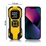 STANLEY SXIF0101 12V / Şarjlı Li-ion 150 PSI Dijital Göstergeli Akıllı Lastik Şişirme Pompası+ Powerbank + SOS + Led Lamba