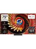 TCL 75C8K 75'' 189 Ekran Uydu Alıcılı 4K Ultra HD Google QD MiniLED TV