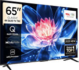 TCL 65T6C 65'' 4K QLED Google TV HDR10+ & Dolby Vision, AIPQ İşlemci
