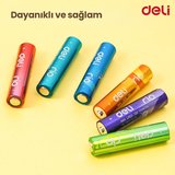Alkalin Pil   AAA/LR6   4’lü Paket – Uzun Ömürlü, 10 Yıl Enerji Koruma,