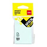 Deli Pastel Renkler 100 Yp. 76x51 mm Yapışkanlı Not Kağıdı A01202