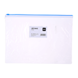 Deli PVC Fermuarlı ve Kartvizitli A4 Dosya Şeffaf 5526