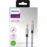 SWR2114B 3.5mm Jack Stereo Örgülü Aux Ses Kablosu 1MT | Ramwhite Garantili