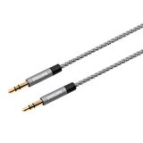Philips SWR2114B Örgülü 3.5 Jack Aux Ses Kablosu Gri 1 Metre