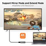 Novoo Type-C to 2*USB-A 4K HDMI PD 100W Dönüştürücü Adaptör