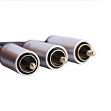 HMC231-0500 3 RCA - 3 RCA Kablo, 5 Metre - Çift-blendajlı oksijensiz bakır kablo