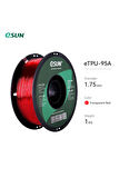 Esun Etpu-95A Filament Transparan Kırmızı