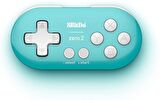8Bitdo Zero 2 Bluetooth Oyun Kolu Nintendo Switch, PC, Mac Os, Android Turkuaz
