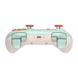 8Bitdo Ultimate 2C Kablosuz 2.4G Oyun Kolu PC Android Hall Effect Joystick Mint Orange