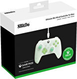 8BitDo Ultimate Mini Kablolu Hall Effect Controller Xbox Series X Series S - 0ne & Windows PC Transparan Yeşil