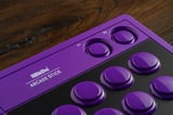 8Bitdo Arcade Stick Bluetooth Kablosuz Nintendo Switch /Switch 2, PC, Steam & Raspberry Pi Uyumlu (Mor)