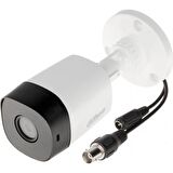 DAHUA HAC-B1A21P-U-IL-A-0360B 2Mpix 25 Mt Gece  Gör., Smart Dual Light, 3,6mm Lens, Dahili Mikrofon, Bullet Kamera