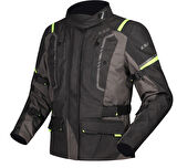 LS2 NARVIK KADIN MONT GRİ-SİYAH-NEON SARI