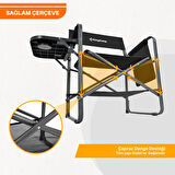 KingCamp Ash Compact Katlanır Kamp Sandalyesi Black