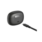 Edifier Comfo Q Bluetooth 5.4 OpenEar TWS Kablosuz Kulaklık – 32 Saat Pil, IP56, AI Çağrı Gürültü Azaltma - Siyah